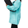 Dukal Unipack FitMe Lab Jacket – Small, Teal/Green, Adjustable Waistband, Premium SMS Material