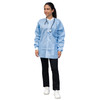 Dukal Unipack FitMe Lab Jacket – Small, Ciel Blue, Premium SMS Material, Adjustable Waistband