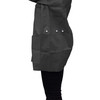 Dukal Unipack FitMe Lab Jacket – Medium, Black, Premium SMS Material, Adjustable Waistband