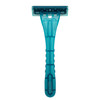 Dukal Triple Play Razor – Microedge Blades, Lubricated Strip, Pivot Head, Teak Color, 10/BX, 50 BX/CS
