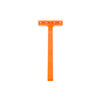 Dukal Standard Single Blade Razor – Orange Color, 100/BX, 20 BX/CS Packaging, 24.15 lb Weight