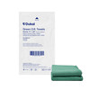 Dukal OR Towel – Sterile, 17 x 26 in, Green, Highly Absorbent, Pre-Washed, 4/PK, 20 PK/CS, 11.35 lb