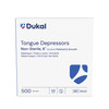 Dukal Tongue Depressors – 6 in Length, Clean Hardwood, Packaging – 500/box – brand_name Dukal