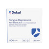 Dukal Tongue Depressors – Clean Hardwood Blades, No Odor or Taste, Non-Sterile, 500/BX, 10BX/CS, 25.65 lb