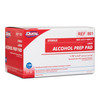 Dukal Alcohol Prep Pads – 2-Ply Large, Sterile, 1.67 x 3.42 in, 70% Isopropyl Alcohol, 100/BX, 10 BX/CS