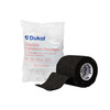 Dukal Cohesive Bandage – 2 in x 5 yds, Black, Latex-Free, Lightweight, Self-Adherent, 1 Roll, 36 Rolls/Box