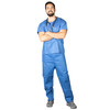 Dukal CoverSoft Scrub Pants – SMS Material, Drawstring Waist, Blue, 10/BG, 5 BG/CS, 8.82 lb, Non-Sterile