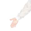 Dukal Lab Coat Without Pockets – Small Size, White Color, SMS Material, 9.35 lb Weight – brand_name Dukal