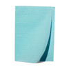 Dukal Patient Bibs – 2-Ply Paper/1-Ply Poly, 13 x 18 in, Blue, Tissue + PE Material, 500/Case, 8.8 lb