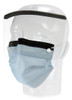Dukal Precept DualGard Foam Shield Anti-Fog Procedure Mask – ASTM Level 3, Blue, Latex-Free, Single-Use