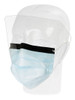 Dukal Aspen Fluidgard 120 Anti – Fog Procedure Mask with Extended Shield – ASTM Level 2, Anti – Fog Foam