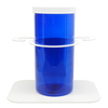 Dukal Aspen Disinfection Cup – Blue Plastic/Metal, 10 in Height, 4.5 in Diameter, Reusable, Non-Sterile