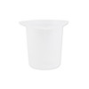 Medgen Tri-Pour Beakers and Paper Lids – 8 oz (250 mL) Capacity, Translucent, 4 Sleeves of 25 Each, 100/Case
