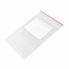 Medgen Minigrip Red Line Zip Closure Bags – 4 x 6 in, 4mil Writable White Block, Hang Hole, DispenserBag