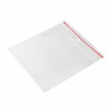 Medgen Minigrip Red Line Zip Closure Bags – 4 x 4 in, 4mil Thickness, Hang Hole, DispenserBag Packaging