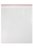 Medgen Minigrip Red Line Zip Closure Bags – 2 Mil Plain, Double Zipper, 12 x 15 in, Clear, 1000/case
