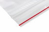 Medgen Minigrip Red Line Zip Closure Bags – 2 Mil Thickness, Double Zipper, 10 x 13 in, Clear, 1000/case