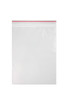 Medgen Minigrip Red Line Zip Closure Bags – 2 Mil Plain, Double Zipper, 8 x 10 in, Clear, 1000/case