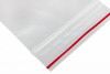 Medgen Minigrip Red Line Zip Closure Bags – 2 Mil Thickness, 6 X 8 in, Liquid – Tight Double Zipper, Clear