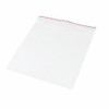 Medgen Minigrip Red Line Zip Closure Bags – 2 Mil Plain, 6 x 6 in, Clear, Rugged Zipper, DispenserBag
