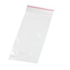 Medgen Minigrip Red Line Zip Closure Bags – 2 Mil Plain No Print, 4 x 7 in, Clear, Liquid-Tight Double Zipper