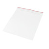 Medgen Minigrip Red Line Zip Closure Bags – 2 Mil Plain, 4 x 4 in, Clear, Rugged Zipper, 10/100, 1000/cs