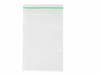 Medgen Minigrip Biodegradable Zip Closure Bags – 2 Mil Thickness, 5 x 7 in, Clear, 100/pack, Writable Block