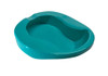 Medgen Bedpans Pontoon Bedpan – 2 Qt/1.9l Capacity, Turquoise, 250 lb Weight Limit, 15 X 11 X 4.2 X 2.6