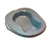Medgen Bedpans Stackable Bedpan – 1.75 qt Capacity, 250 lb Weight Limit, 15 x 11 in Size, Gray, 50/Case