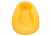 Medgen Bedpans Stackable Bedpan – Gold Color, 1.75 Qt Capacity, 250 lb Weight Limit, 15 X 11 X 4.4 X 2.5