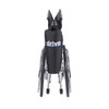 Drive Sentra EC Extra-Extra-Wide Bariatric Wheelchair folded for transport and storage
