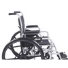 Drive Poly-Fly Wheelchair Transport Chair Combo side view in wheelchair mode