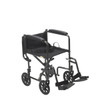 Drive Steel Transport Chair – side view with footrests in place
