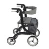 Drive Nitro Rollator 10 inch front caster close-up