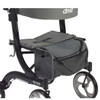 Drive Nitro Rollator in Red folded for transport