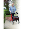 Drive Nitro Rollator brake lever and handle detail