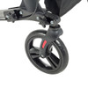 Drive Compact Folding Rollator front wheel and curb assist detail
