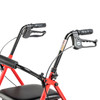 Drive Durable 4 Wheel Rollator hand brake and handle detail