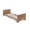 Drive Full Electric Low Height Bed package with half rails, three-quarter view