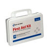 First 16 Unit First Aid Kit – Plastic Case, OSHA Compliant, Single-Use, This 103-Piece, For Workplace First
