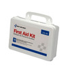 First 16 Unit First Aid Kit – Plastic Case, OSHA Compliant, Single-Use, This 103-Piece, For Workplace First