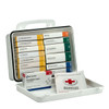 First 16 Unit First Aid Kit – Plastic Case, OSHA Compliant, Single-Use, This 103-Piece, For Workplace First