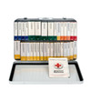 First 36 Unit First Aid Kit – Metal Case, OSHA Compliant, This 215-Piece, For Workplace First