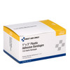 First 1"x3" Plastic Bandages – 100 per Box, 1" x 3", Non-Stick Pad, Water-Repellent Backing