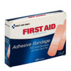 First 1"x3" Plastic Bandages – 100 per Box, 1"x3", Non-Stick Pad, Water-Repellent Backing, Ventilated Backing
