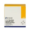 First 1"x3" Blue Metal Detectable Fabric Bandages – 100 Per Box, 1" x 3", 1"x3", Non-Stick Pad