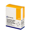First Blue Metal Detectable Fabric Knuckle Bandages – 40 Per Box, Non-Stick Pad, Water-Repellent Backing