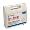 First 25 Person Bulk Plastic First Aid Kit – ANSI A+, Type I & II, ANSI 2015 Compliant, Weatherproof Case