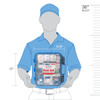 First American Red Cross Clear Cover 50 Person ANSI A First Aid Kit – Wall Mounting Tabs, OSHA Compliant