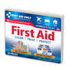 First Personal First Aid Kit – 34 Piece, Plastic Case, The 33-Pieces of Bandages, For Workplace First